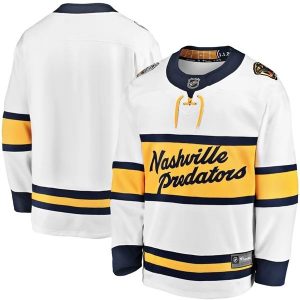 Herren Nashville Predators Eishockey Trikot Blank 2020 Winter Classic Weiß Authentic